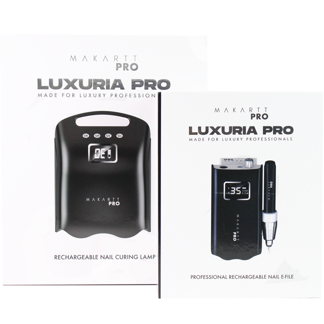 LuxuriaPro Drill & Lamp Bundle — Black
