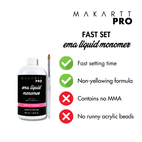 Fast Set EMA Liquid Monomer (16oz)