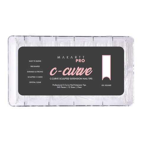 C-Curve Half Cover Nail Tips (360pcs)