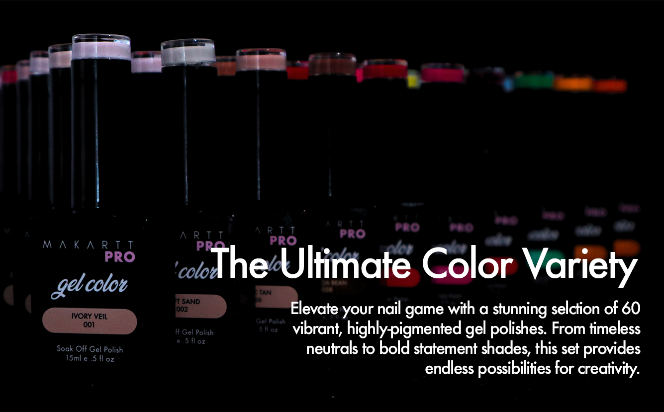 6 Color Gel Polish Set