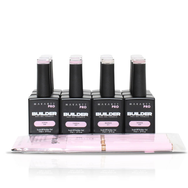 Builder Gel Collection + Liner Brushes — Default Title