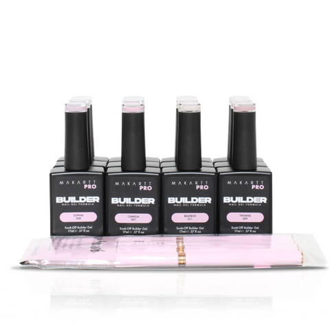 Builder Gel Collection + Liner Brushes