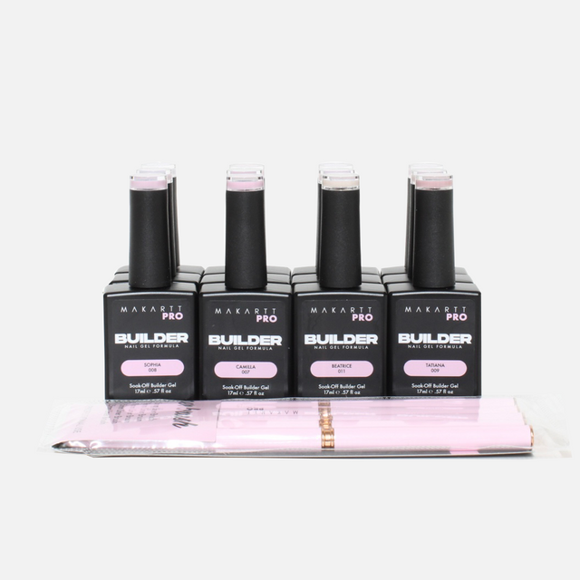 Builder Gel Collection + Liner Brushes