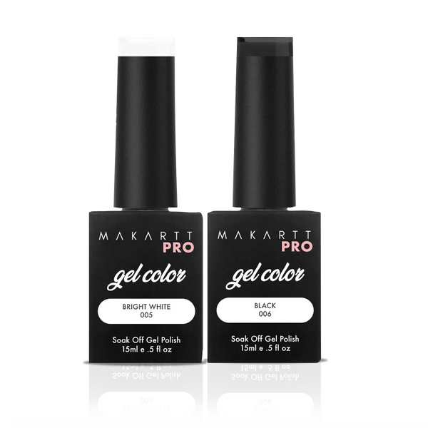 Black & White Gel Polish Set