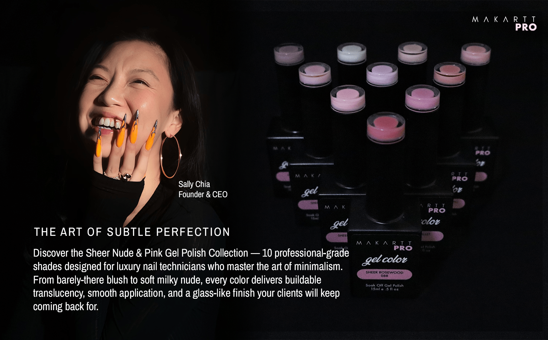 Sheer Nude & Pinks Gel Polish Set