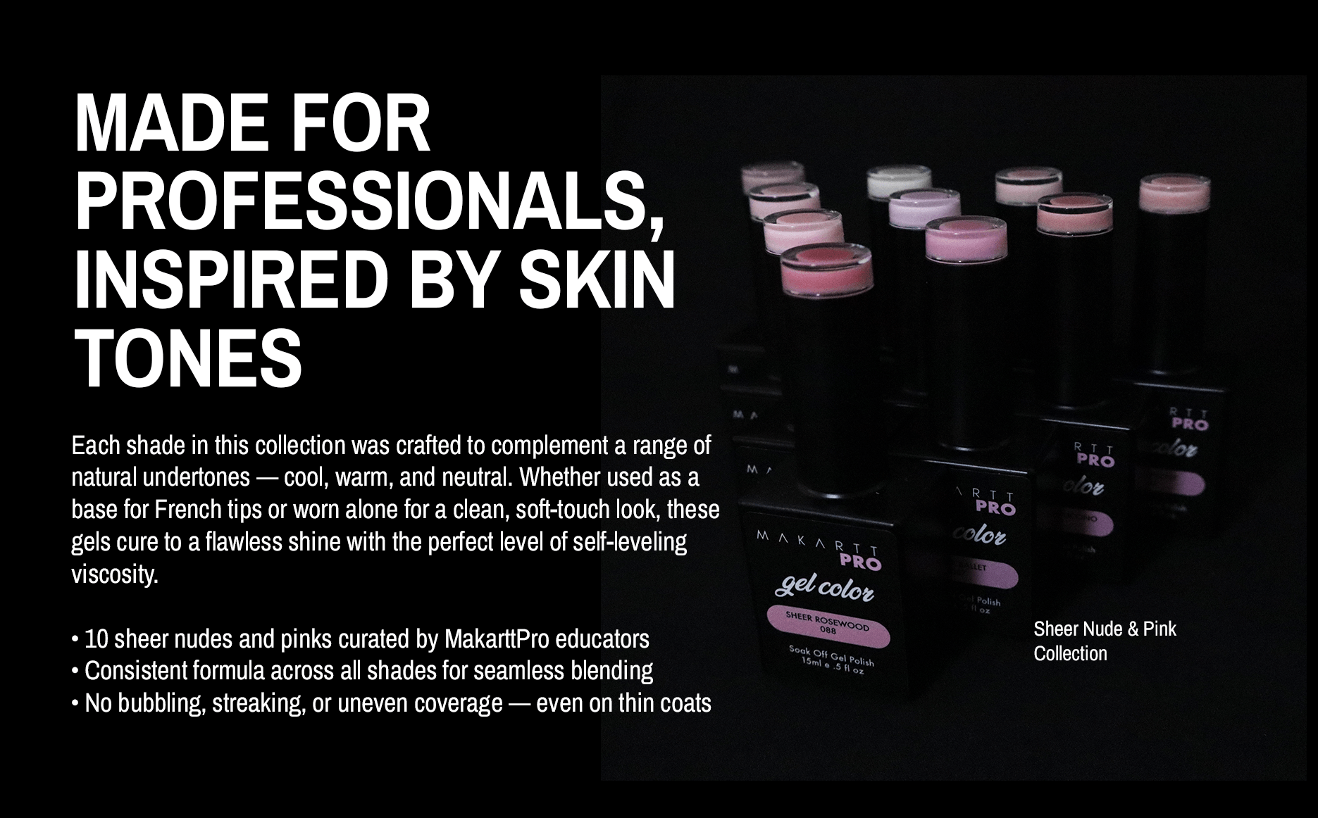 Sheer Nude & Pinks Gel Polish Set