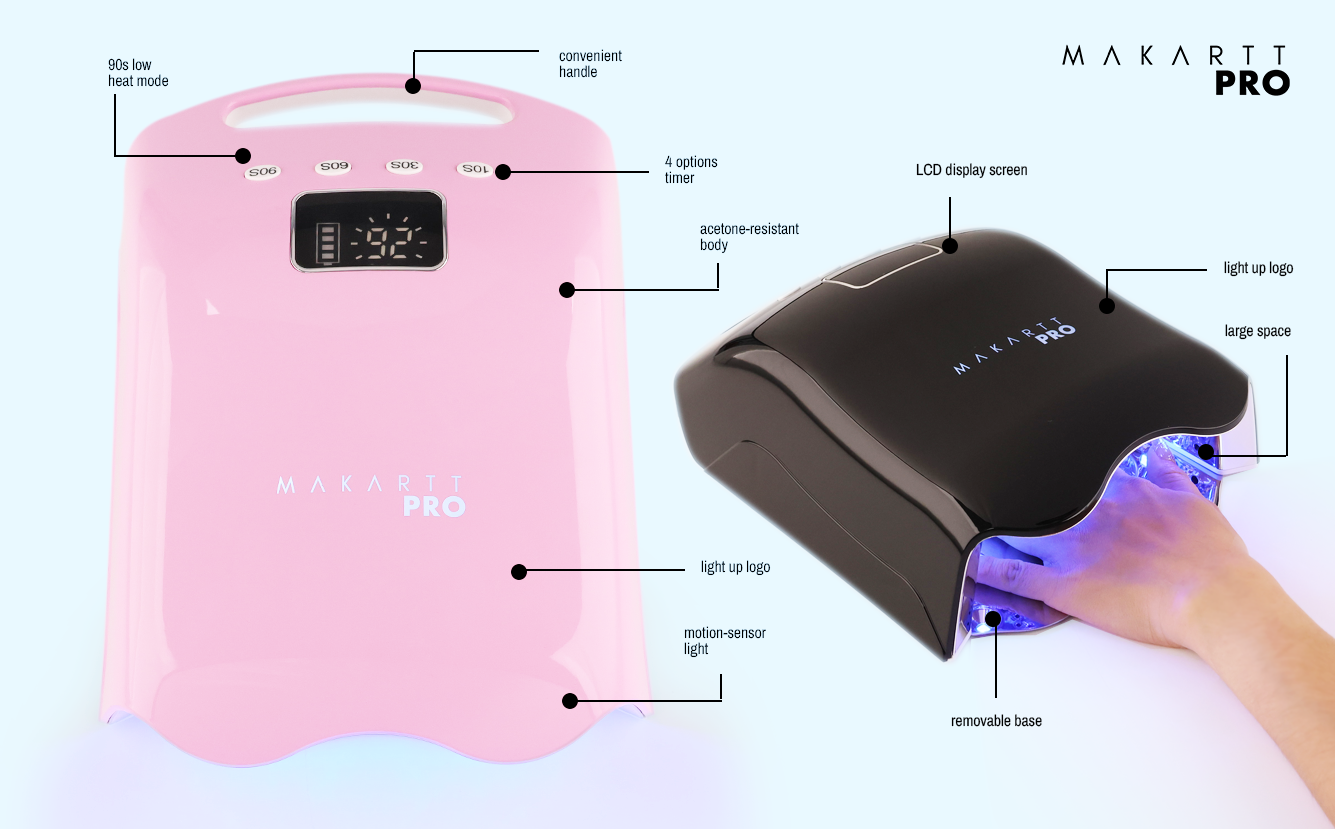 LuxuriaPro 98W Rechargeable Professional Curing Lamp