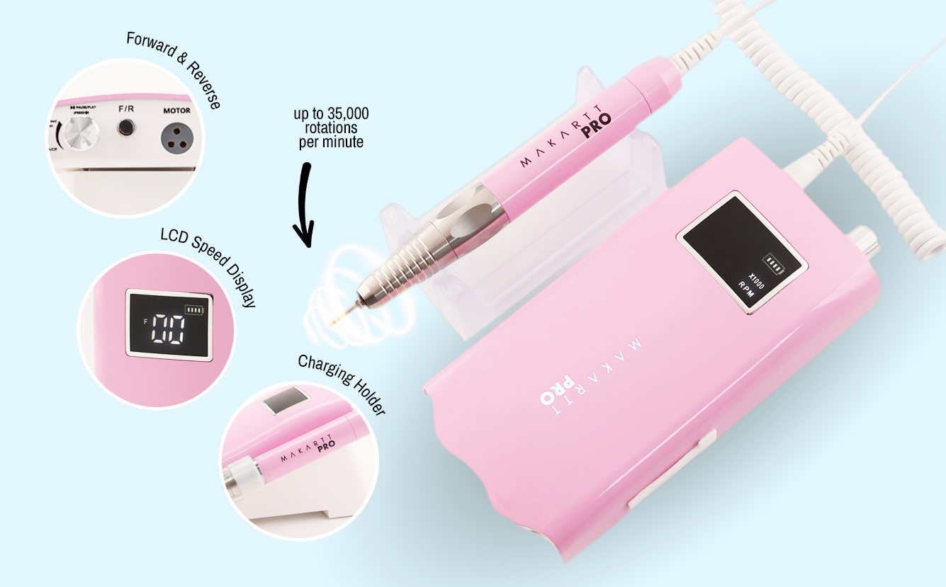 LuxuriaPro 35000 RPM Rechargeable Professional E-File