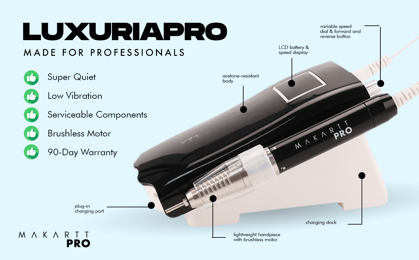 LuxuriaPro 98W Rechargeable Professional Curing Lamp
