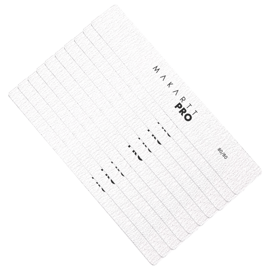 Square Nail Files Set (10pcs) 80/80