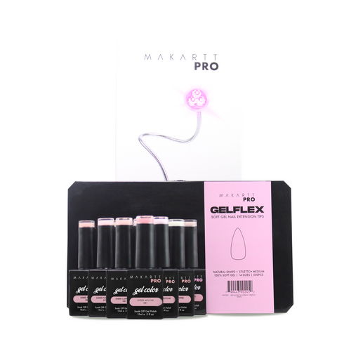 Ultimate GelFlex Bundle With Medium Stiletto Tips