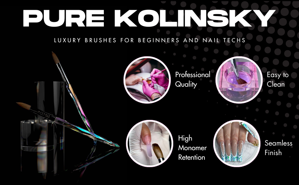 Premium 100% Kolinsky Brush