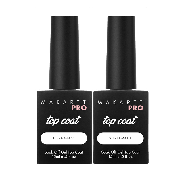 Top & Base Coat Set — Glossy & Matte Top Coat
