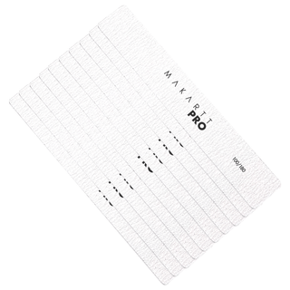 Square Nail Files Set (10pcs) — 100/180