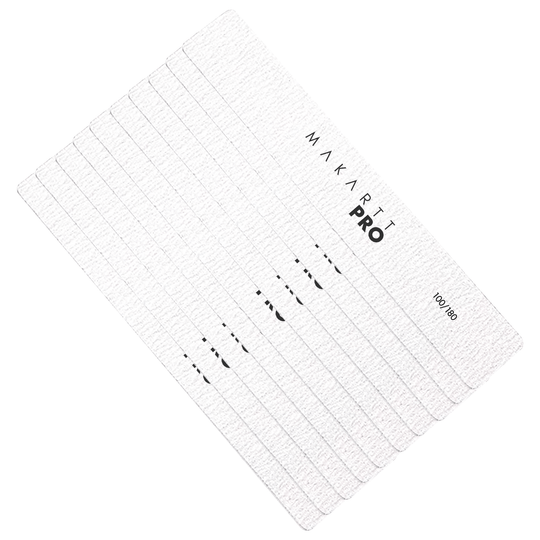 Square Nail Files Set (10pcs) 100/180