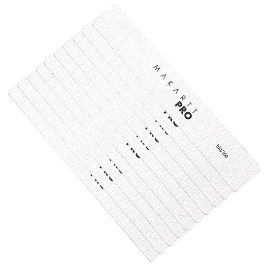 Square Nail Files Set (10pcs) 100/100