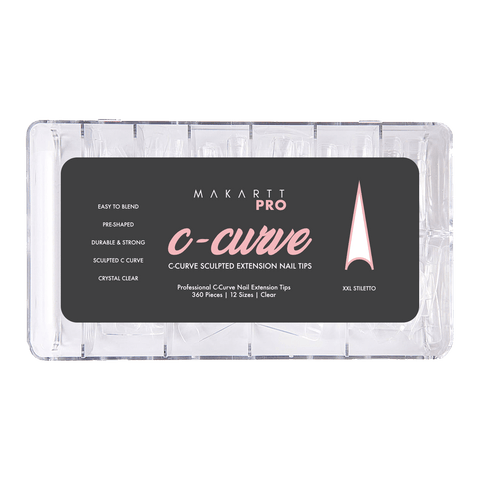 C-Curve Half Cover Nail Tips (360pcs)